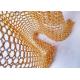 12mm Stainless Steel Ring Mesh Curtain Gold Color Hotel Decoration