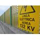 Warning Electricity Grating FRP Fencing Fiberglass Safety Products High Durability