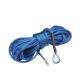 10mm X 30m Blue Synthetic Winch Rope 24 Strand Uhmwpe High Strength Lower